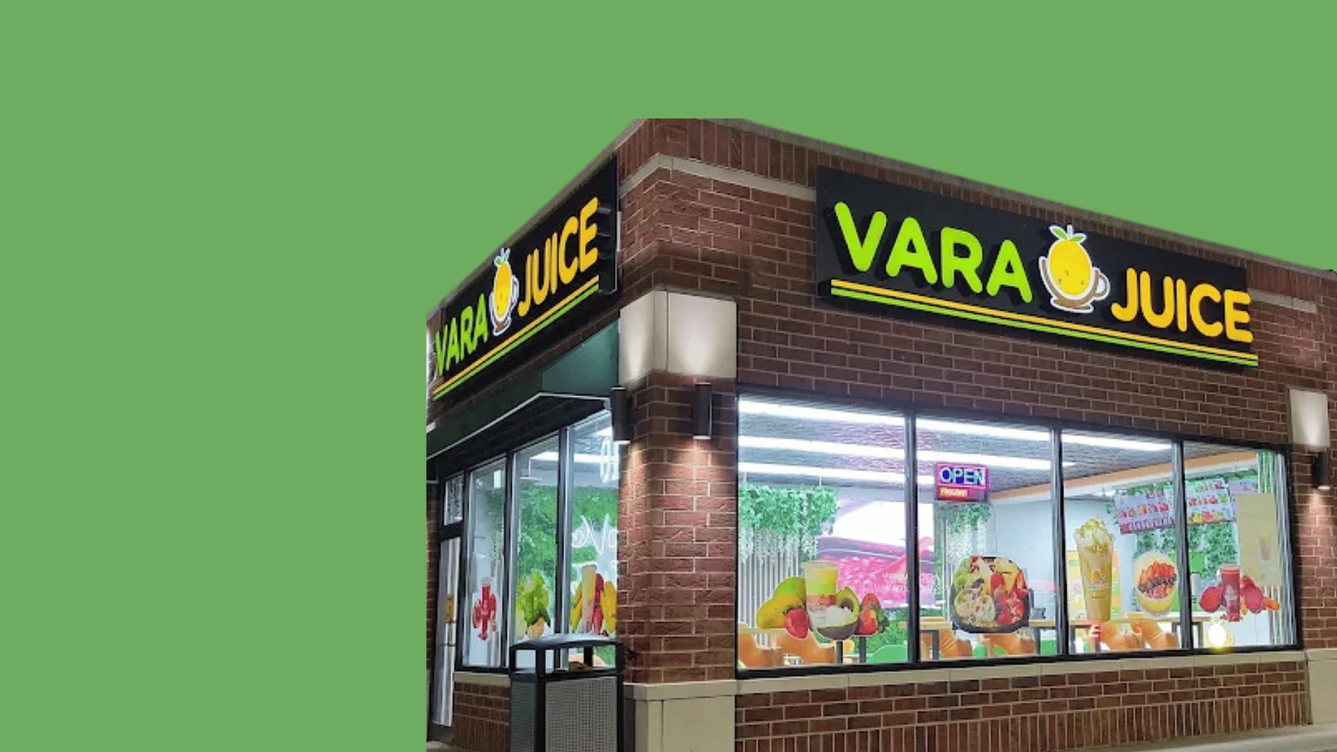 Vara Juice storefront