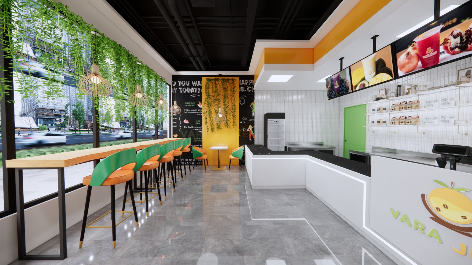 Vara Juice store interior